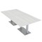 Skutchi Designs 45 in W, 96 in L, 29 in H, Engineered Wood Top, White HAR-REC-48x95-DOU-WHCYPRESS - alternate 1